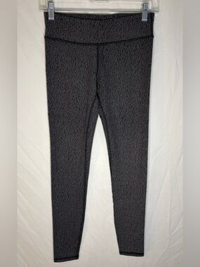 Ivivva by Lululemon Girls 14 Heather Chevron Grey Leggings